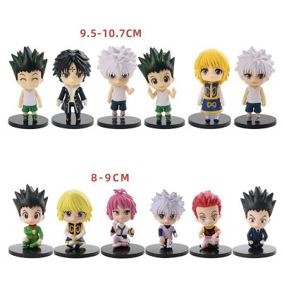 10cm Anime HUNTERxHUNTER Figure GON Killua Feitan Potoo Killua Zoldyck Kurapika PVC Action Figures Collection Model - Hunter X Hunter Store