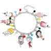 Anime Hunter X Hunter Charm Bracelet Cartoon Kurapika Gon Freecss Killua Figure Cosplay Bangle Bracelet Costume 1 - Hunter X Hunter Store