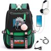 Hunter X Hunter HxH Anime Backpack Girl School Bag College Student Laptop Travel Bagpack Killua Drinking 2 - Hunter X Hunter Store