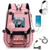 Hunter X Hunter HxH Anime Backpack Girl School Bag College Student Laptop Travel Bagpack Killua Drinking 4 - Hunter X Hunter Store