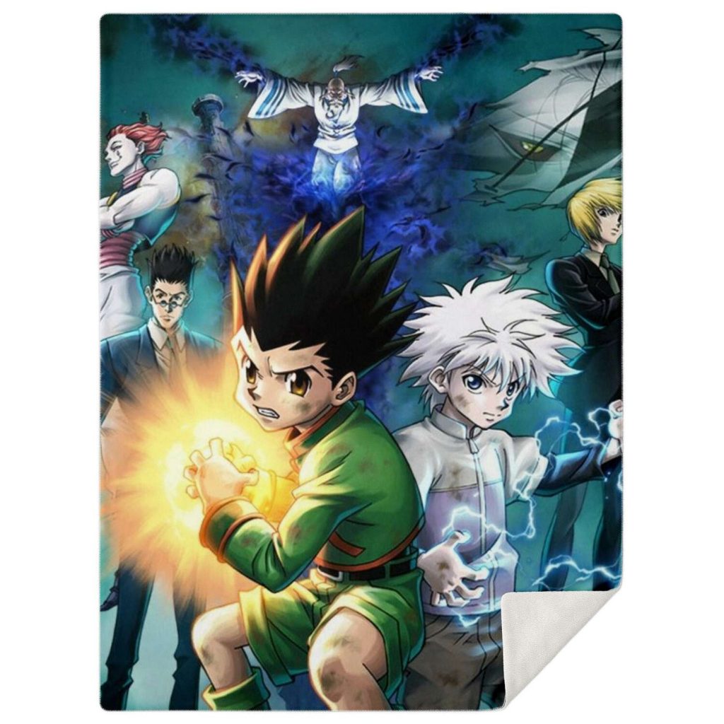 3285f78798118d1f017a6882eba0c1f2 blanket vertical flat - Hunter X Hunter Store