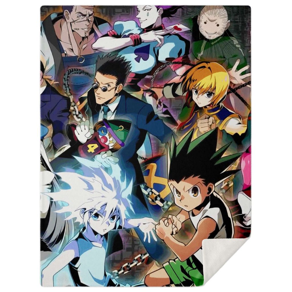 50d4957d51efd9a1af606c517211ab97 blanket vertical flat - Hunter X Hunter Store