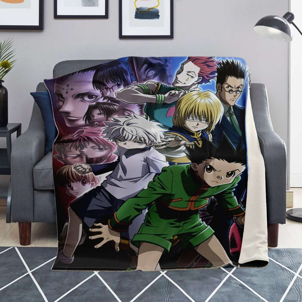 57eb3a798e8b6c7953ba36d68496d48d blanket vertical lifestyle - Hunter X Hunter Store