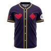 First Outfit Hisoka Hunter X Hunter AOP Baseball Jersey FRONT Mockup - Hunter X Hunter Store