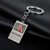 New Anime Hunter x Hunter Keychain Metal Dog Tag Key Chain Ring Holder Men Gift Jewelry 5 - Hunter X Hunter Store