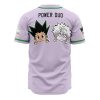 Power Duo Gon Killua Hunter X Hunter AOP Baseball Jersey BACK Mockup - Hunter X Hunter Store