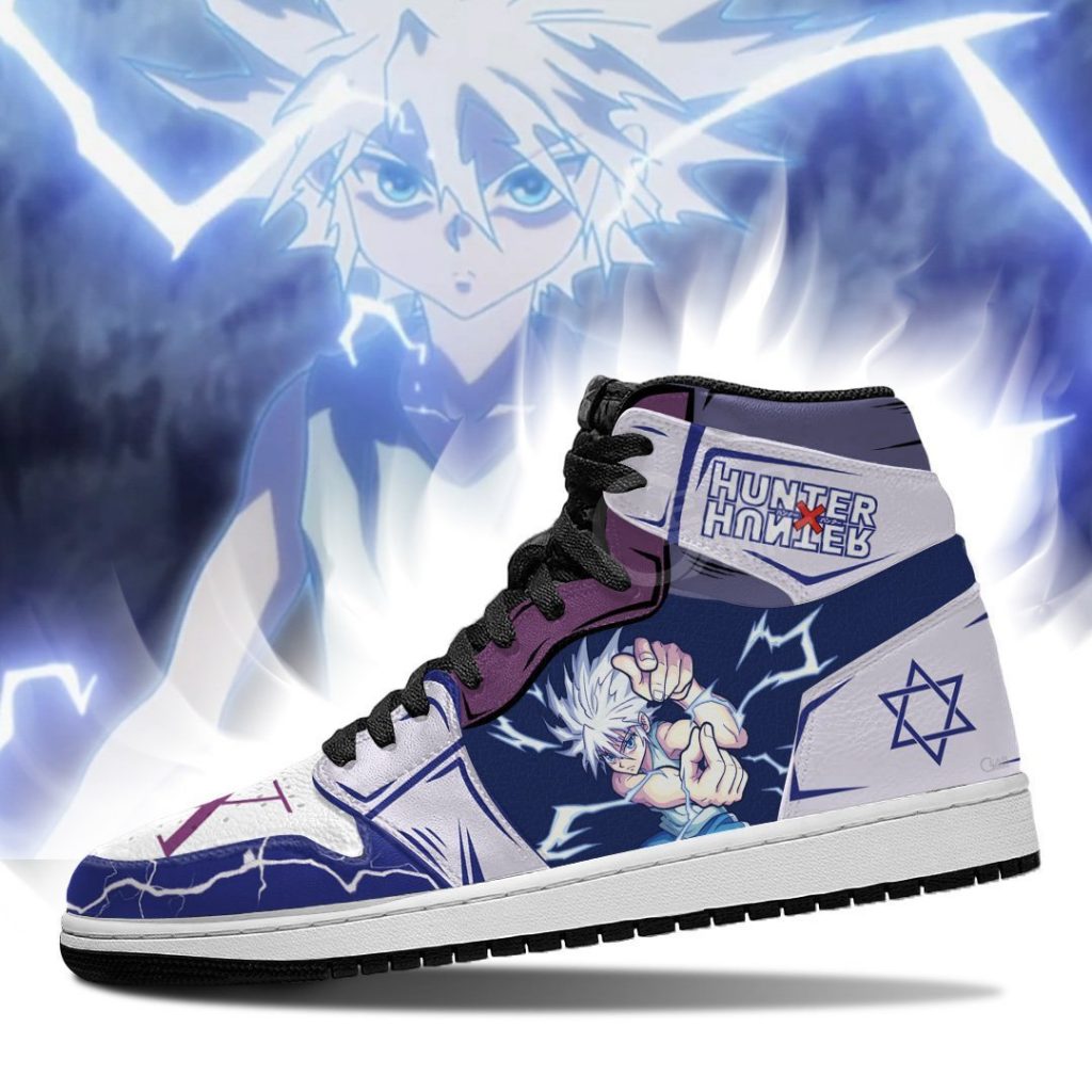 killua hunter x hunter jordan sneakers godspeed hxh anime shoes gearanime 3 - Hunter X Hunter Store