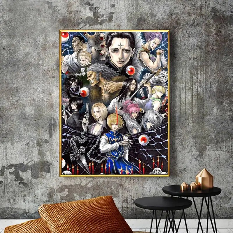 Babaite Hunter X Hunter DIY Kraft Paper Poster Vintage Wall Art Painting Study Stickers Big Size 4 - Hunter X Hunter Store